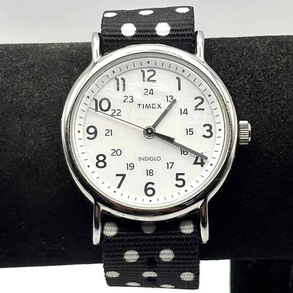 Black Poke A Dot Timex Watch - Picture 1 of 4